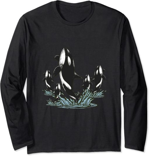 Waves Orca Long Sleeve T-Shirt