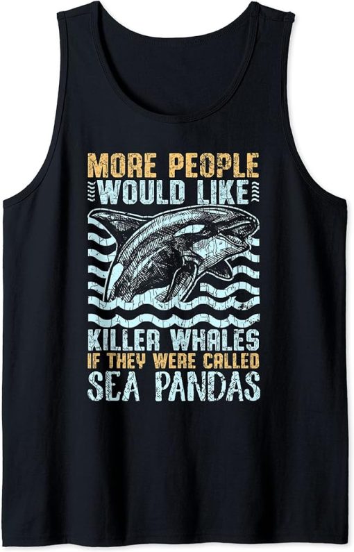 Whale Whisperer Orca Sea Animals Funny Whale Quote Tank Top