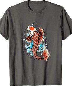 Japanese Koi Fish, Dad Mom Boy Girl Birth-day Gift T-Shirt