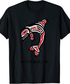 Kotzebue, Alaska Native American Indian Orca Killer Whales T-Shirt